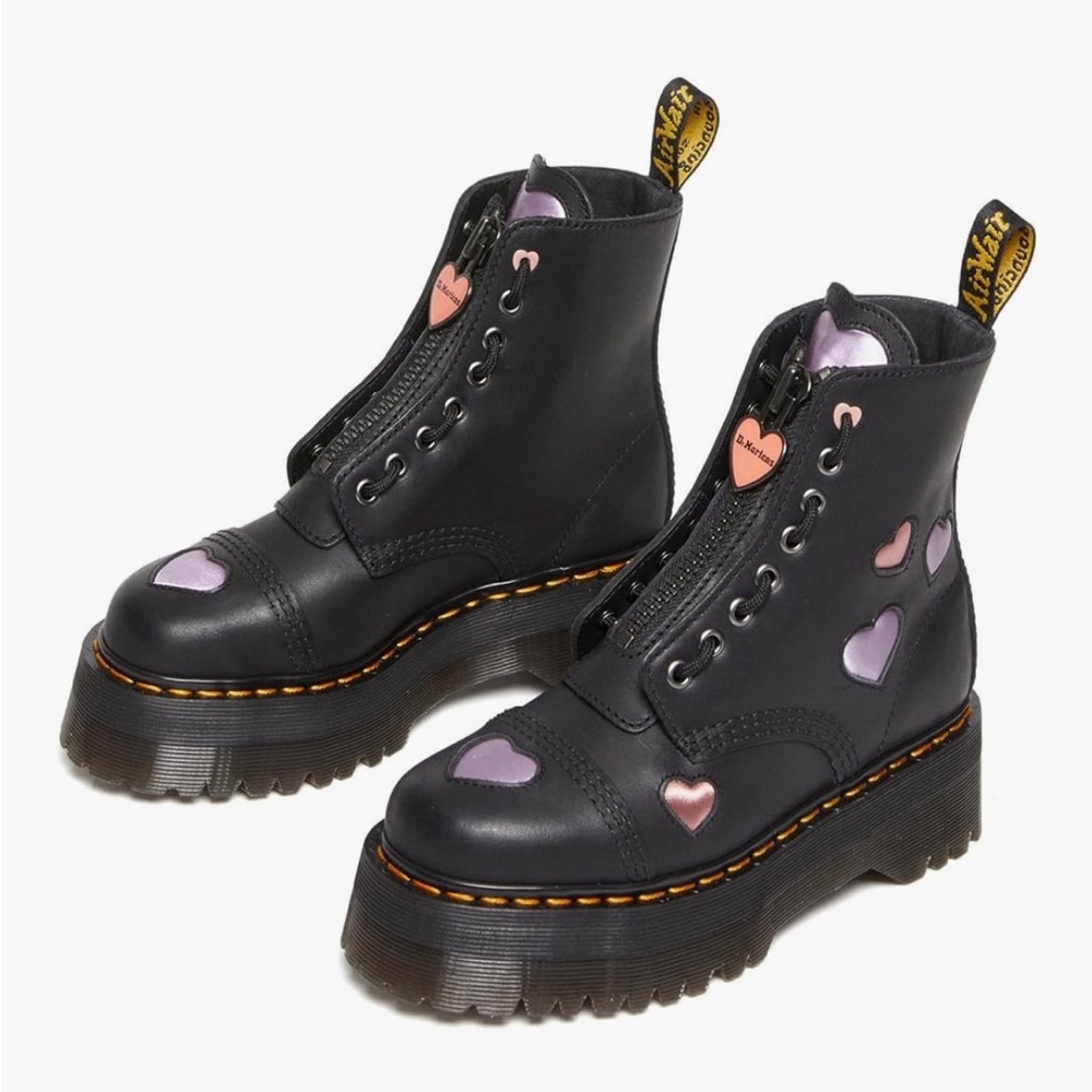 Dr. Martens Sinclair Leather Heart Platform Women’s size 9 NEW!!! - Picture 4 of 8